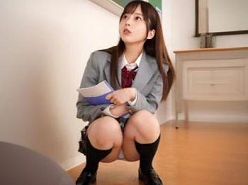 極上Gカップ巨乳生徒会長【JK】会長のパンツを覗いていたらバレてしまって…《優等生ビッチ少女》【九野ひなの】