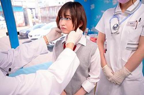 【マジックミラー号】超可愛いJK3が騙されて健康診断でエッチなことをたくさんされて快楽落ち！！