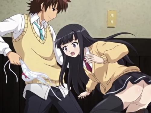 黒髪清楚系美少女のパンツ引っぺがし！兄と妹の禁断の関係ここに！ぴちぴち素肌ツルツルマンコに肉棒結合神展開