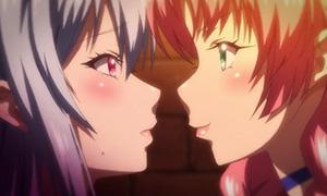 「異世界美少女とレズプレイ♡」 豊満なおっぱいに我慢の限界!!!