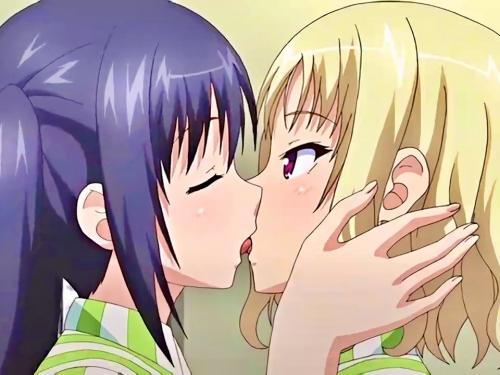 ええ？女の子同士でベロチュー♡レジで淫行ちゃうバイト娘と変態店長！