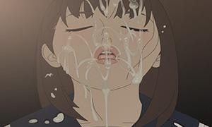 ※モーションアニメ※jkを縛り付けて奴隷に!!!大量おちんぽミルク顔面射精!!!