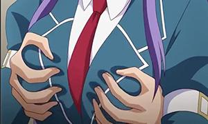 「あ…だめぇぇ…生徒会室でそんなことしちゃ…♡」 久しぶり触った会長のおっぱいは大きく以前よりもエロさがましていた…♡