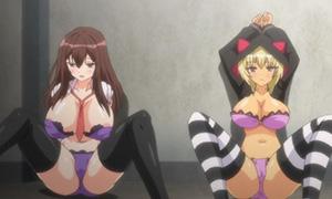 神展開!!捕えられた美少女二人が大人達に濃厚中出しファックでイキまくり!!!