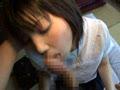 和室でゆだれべちょべちょフェラをするショートカット美女