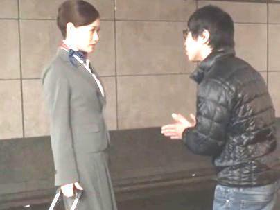 ＜CA！＞「え？コレからですか？」清楚な感じの帰宅途中CAを口説いて・・・ハメ撮りセックス堪能したった(アダルト動画)
