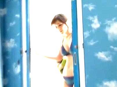 ＜マジックミラー！＞「初めまして…♡」スレンダー巨乳おっぱい水着女子！ＭＭ号で童貞筆おろしセックス(無料エロ動画)