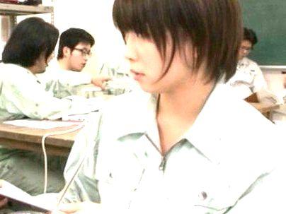 ＜紗倉まな、登場！＞「ダメなの…やめて！」工業学校で女子一人！先生にエロ交尾されっぞ(無料エロ動画)