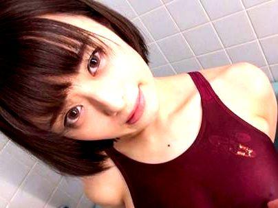 ＜ピッタリ密着＞「神競泳水着、最高ｗＷ！」めっちゃくちゃ可愛い女子！ピチピチ水着がエロすぎるゾ(アダルト動画)