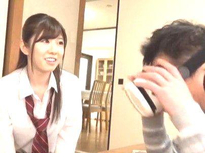 ＜制服姿の新しい娘！＞「お父さん…♡」義父を母に隠れて射精管理！近親相姦セックスヤバすぎる件(アダルト動画)