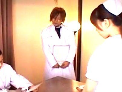 ＜爆乳ナース！＞「駄目なの…の…」スタイル抜群巨乳おっぱい看護師ナース！医者に強引にエロ行為に(無料エロ動画)