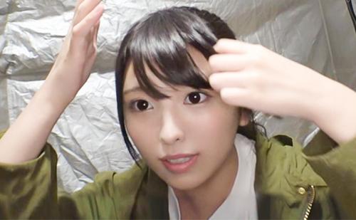 【しおりちゃん 20歳 女子大生】新垣●衣に激似の美少女とトラックテントSEX！外に喘ぎ声が丸聞こえなのに絶頂アクメする濃厚セックス！！
