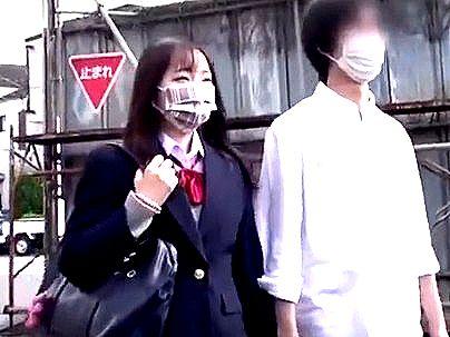＜女子○生限定＞「彼とべったりだなｗ！」イマドキ制服女子！彼氏のチ○ポ当てＭＭ号やったら・・・失敗してやんのケケケ・・