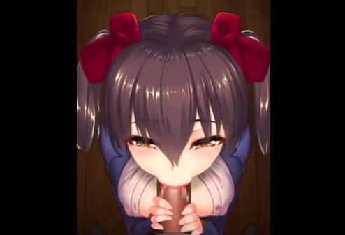 JKサクッとフェラ抜き♥援交娘が優しくフェラオンリー♪
