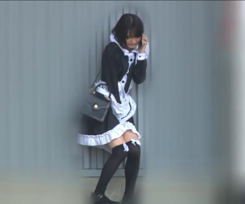 ＊駅前リモコンバイブ『ご、ごめんなさい…も、もう無理ですぅ』【JDすみれ（20）】通行人に見られながら痙攣イキ変態少女♥