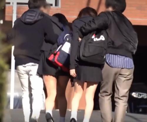 ⚠悪用厳禁！ナンパに見せかけた犯行⚠【生意気JK】世間知らず制服女子2人→容赦なくロリマンコに大量精子・孕ませレイプ！《美少女・膣内射精》