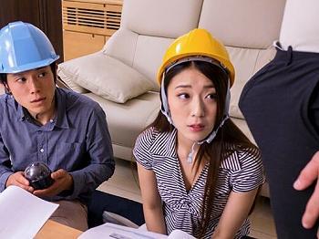 【人妻NTR】引っ越し先の隣人の巨根デカチンを目撃して不倫堕ちするエロ巨乳妻…旦那が帰宅すると中出しされる嫁の姿が…