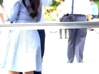 ＜素人妻ナンパ＞「はい、少しなら時間あります！」清楚系美尻セレブ奥さま！ゲットしてバイブ責め種付け膣内発射中出しに！