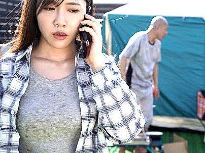 ＜町内キャンプNTR＞「Gカップ、デケーーゾｗＷ！」スタイル１００点美人奥さん！テントの中で輪●されヤラレマクリ！