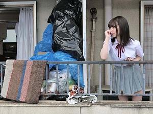 【汗だく花狩まい】美乳を揺らし吸われて子宮ごと貫かれ近所のおやじに膣内射精され取り乱すJK