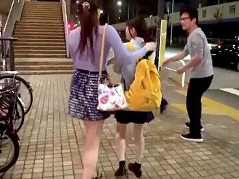 ＜連続射精×連続中出し＞四十路の人妻熟女と娘のエロJKをナンパ！ホテルで発情するエロ母娘にデカチン即ハメし痙攣乱交SEX