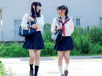 ★連続射精★ロリ制服JKが突然の鬼畜凌辱！ディルドで無理やり喉奥破壊＆監禁拘束されハードな3P輪姦で中出し！《口内射精》