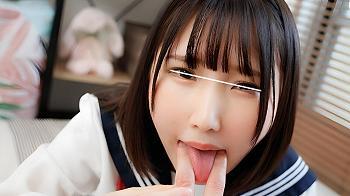 【由良かな】女子校生の指フェラにクズ勃起する家庭教師！興奮したチンポをJKの無垢な無毛マンコに挿入しザーメン大量中出し