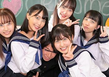 女だらけの学校に転校したラッキーボーイ『ほら頑張って♡』授業そっちのけで中出しハーレム交尾の毎日でチ●ポに休息無し！