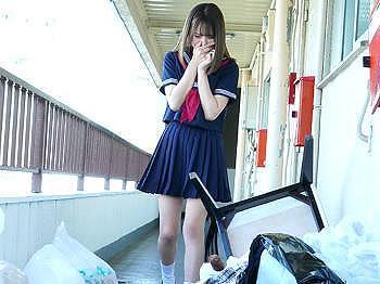 ＜連続中出し＞隣に越してきた制服JK…ピチピチの肉体に締まり抜群のおまんこにドロドロザーメン生中出し！＜パンチラ＞