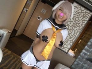 【コスプレ】童顔たぬき顔にアンバランスな巨乳おっぱいがソソる！！贅沢なパイズリから美巨乳揺れまくりの本番へ…