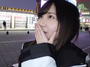 【素人ナンパ】脱がせたらピンク乳首のマシュマロおっぱい＆デカ尻！「だめだめだめーーッ！！」顔はまだ幼いガルバ店員と即ハメ