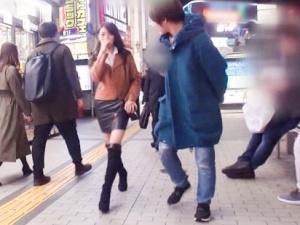 【素人ナンパ】歌舞伎町でＧＥＴしたのは美人バーテンダー！！意外にもセックスとはご無沙汰なようで、電マを当てるとすぐさま…