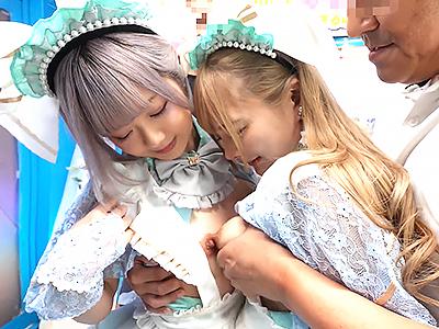 〖マジックミラー号〗2人のバチクソ可愛いコンカフェ嬢‼極限乳首アクメして膣奥ガン突きで膣内発射までｗｗｗ