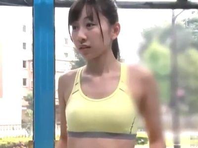【マジックミラー】黒髪美少女な陸上部大学生にエロエロ膣内マッサージ！可愛いJDが生ハメされ大量中出しの濃厚セックス！