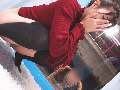 『お漏らし…しちゃった…』デート中素人カップルが潮吹き我慢するエロ企画！美少女彼女が罰ゲーム寝取りハメのNTRセックス！