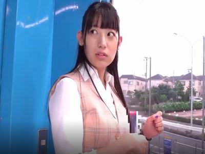 【マジックミラー】美脚OLをナンパししガニ股素股チャレンジ企画！黒パンスト着衣の美女お姉さんがインポ男性にエロエロご奉仕！