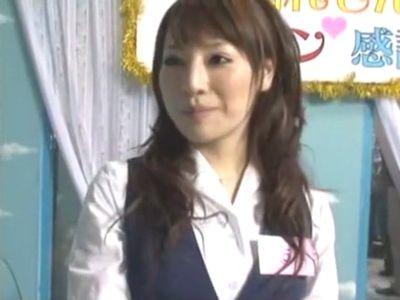 【マジックミラー】SODファン感謝企画でエロギャル女優がOL制服コスプレ着衣で素人男性とイメクラプレイ！【橘れもん】