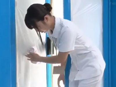 【マジックミラー】膣内射精のできない素人男性のお悩み相談企画で美女看護師がエロテクニックで生ハメ中出しセックスし解決⁉