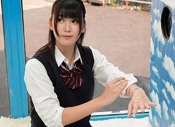 【MM号×女子高生】彼氏のチ●ポを当てた美形JK！「大好き♡」好きな人に抱かれて幸せで気持ち良さそうな表情でSEX！