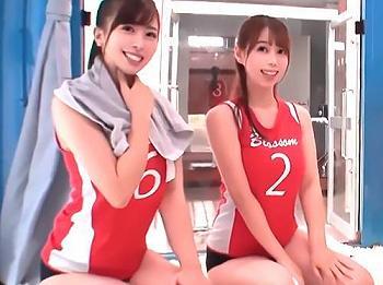 【マジックミラー号】実力もルックスも最強クラス！ママさんバレー巨乳人妻集団が早漏男子の相談エロ企画で中出し乱交セックス！