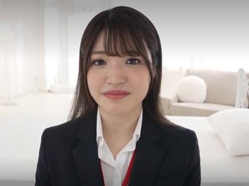 ［SOD女子社員］入社2年目の大原真由香に粘り強く交渉しAV出演すると色白な体に色が濃い目の乳首がエロかった