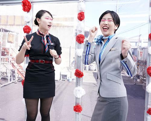 【MM号】『勝てば賞金、負ければエッチな罰ゲーム？』美人CA達が会社対抗の野球拳対決がエロ過ぎた？！
