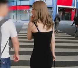 『男は逆ナンで確保する肉食系ギャル？』長身スレンダーの美形ギャルは女もイケる二刀流美女！？【エロ動画】