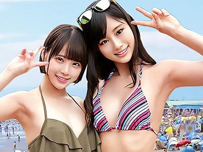 【素人ナンパ】海辺で出会ったビキニ美女を口説き落とし初体験で中出しセックスで膣をガンガン攻めた！ｗｗｗ
