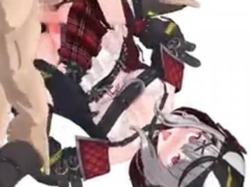 【新作】Vtuber沙花叉クロヱのまんぐり返し3Dエロアニメ！ボイス付き3Dセックスループアニメーションホロライブ編＃7