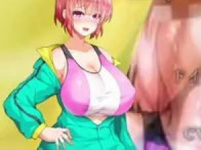 可愛い爆乳陸上女子に種付けするアダルトアニメ