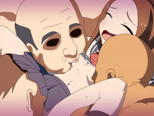 貧乳美少女と中年男のアダルトアニメ【パイパン セーラー服 複数 アナル ミニスカ】