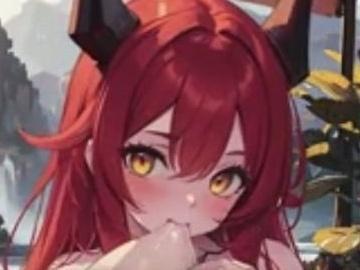 「背中で魅せるガンガール」がSEXするアダルトアニメ【爆乳 騎乗位 お尻 美尻 着衣】