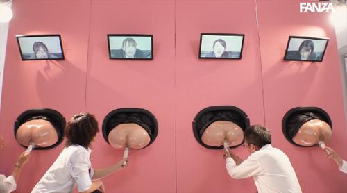 「ちょっストップ♥激しくしないで♥」人材育成に導入された壁尻システムに動揺するOLが弄ばれ従順な模範社員へ生まれ変わった♥