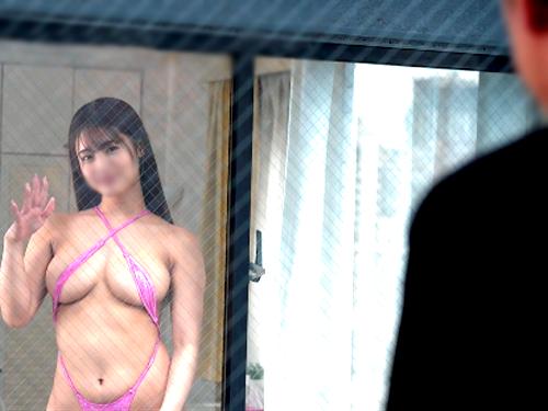 「どうする？エッチしちゃう♥」向かいの部屋に住む乳映え抜群の巨乳女子がドスケベ絶倫お姉さんで窓際から見せつけ誘惑してきた♥